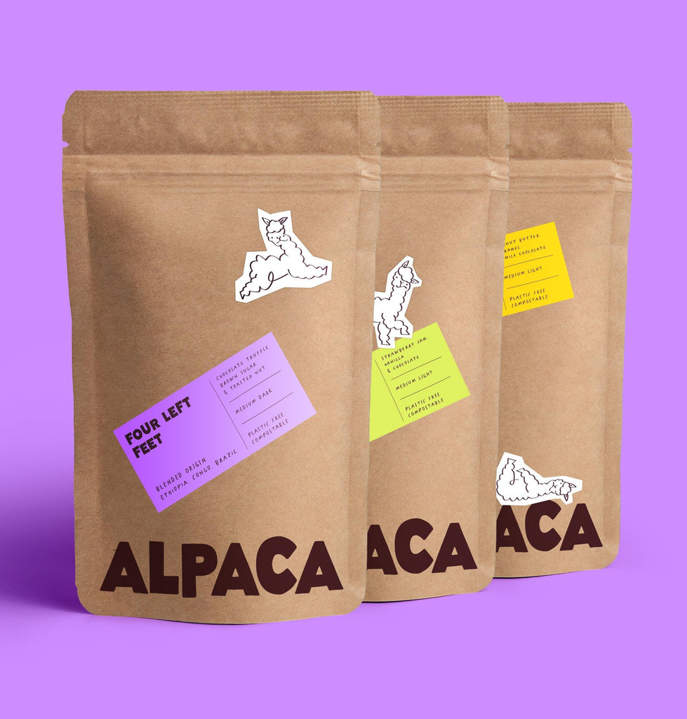 coffee bundle set sustainable plastic free alpaca coffee